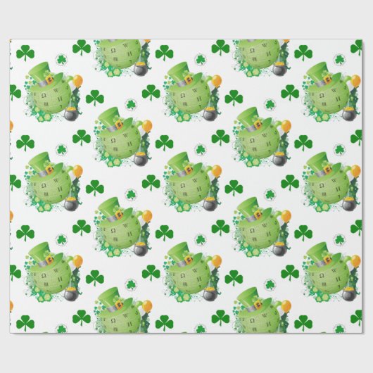 Str. Patrick's Day Wrapping Paper Cadeaupapier (Vlak)