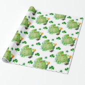 Str. Patrick's Day Wrapping Paper Cadeaupapier (Uitgerold)