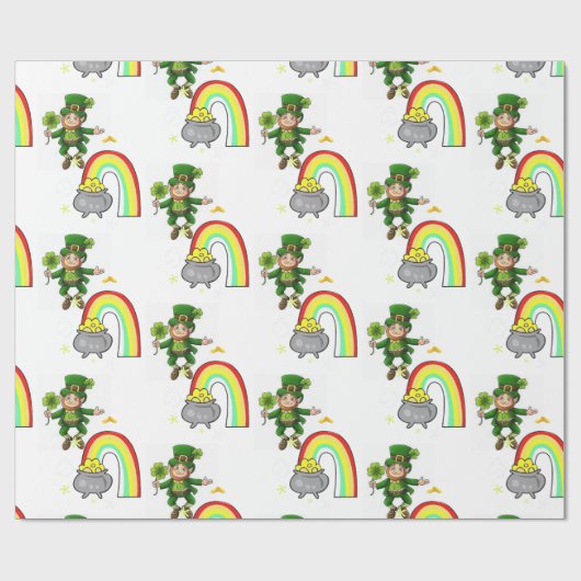 Str. Patrick's Day Wrapping Paper Cadeaupapier (Vlak)