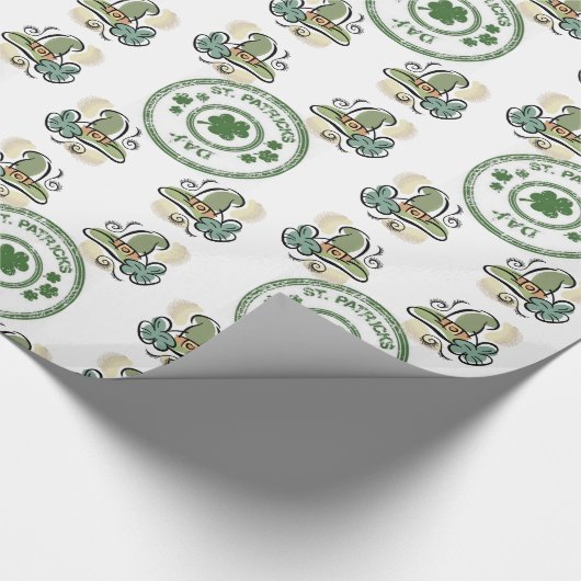 Str. Patrick's Day Wrapping Paper Cadeaupapier (Hoek)