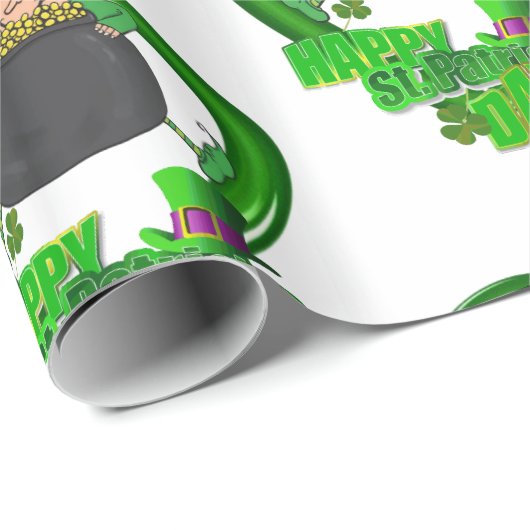 Str. Patrick's Day Wrapping Paper Cadeaupapier (Rol Hoek)