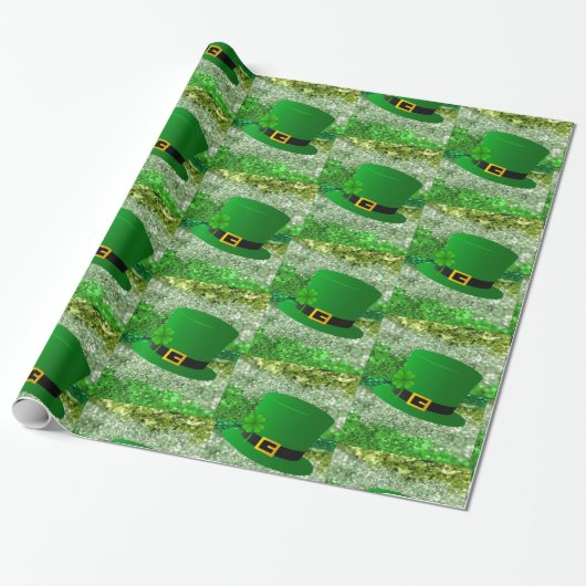 Str. Patrick's Day Wrapping Paper Cadeaupapier (Uitgerold)
