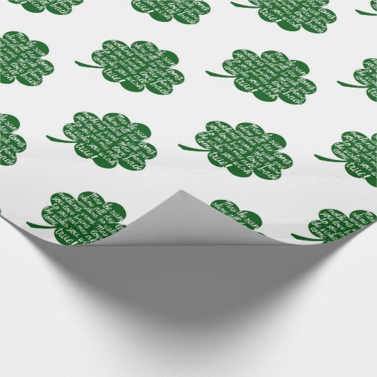 Str. Patrick's Day Wrapping Paper Cadeaupapier (Hoek)