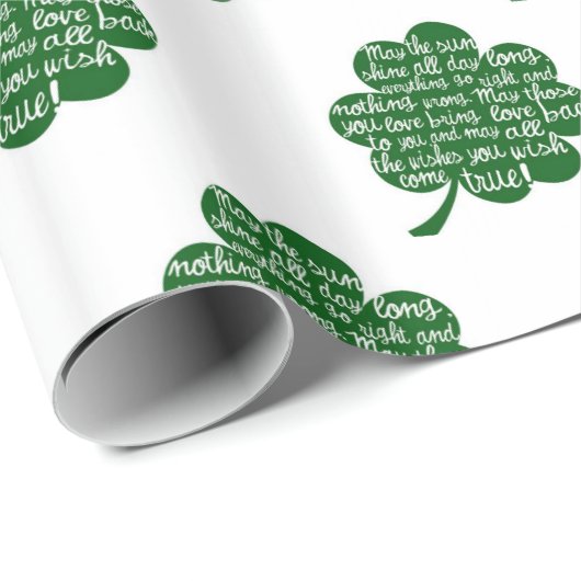 Str. Patrick's Day Wrapping Paper Cadeaupapier (Rol Hoek)