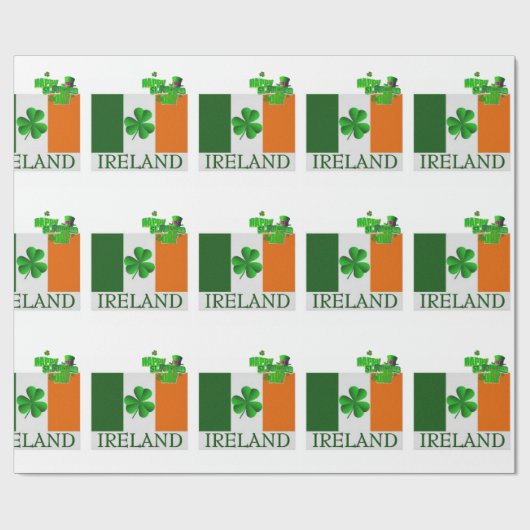 Str. Patrick's Day Wrapping Paper Cadeaupapier (Vlak)