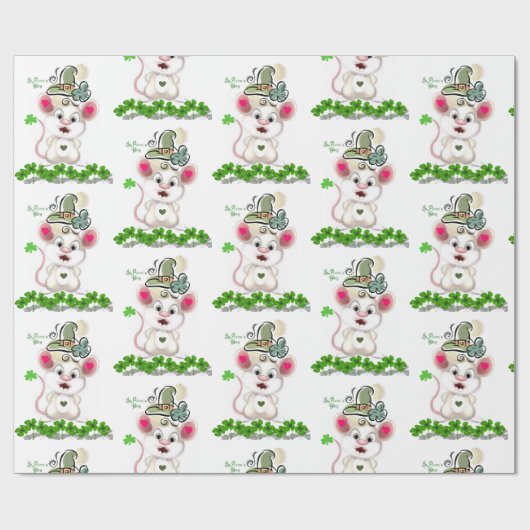 Str. Patrick's Day Wrapping Paper Cadeaupapier (Vlak)