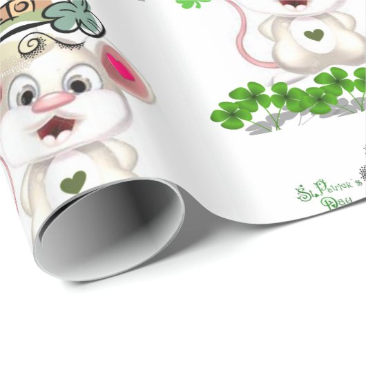 Str. Patrick's Day Wrapping Paper Cadeaupapier (Rol Hoek)