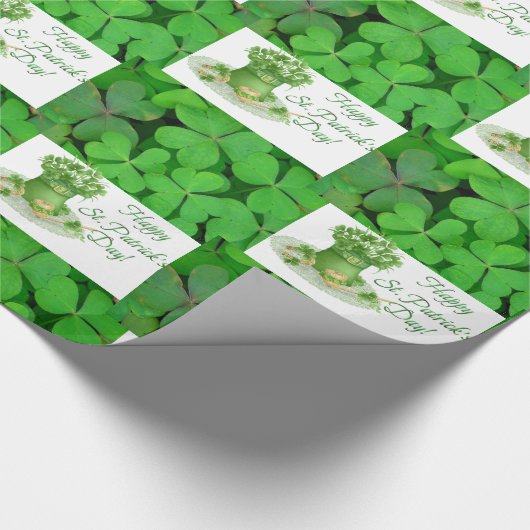 Str. Patrick's Day Wrapping Paper Cadeaupapier (Hoek)