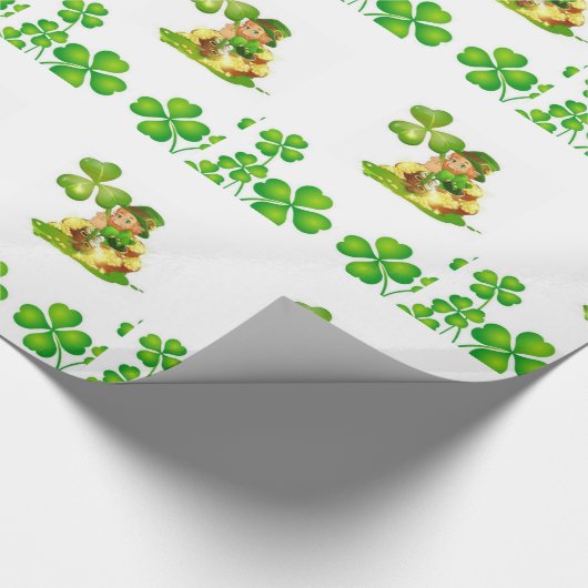 Str. Patrick's Day Wrapping Paper Cadeaupapier (Hoek)