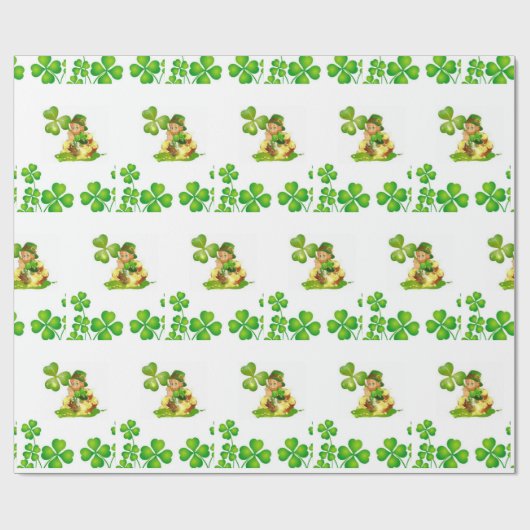 Str. Patrick's Day Wrapping Paper Cadeaupapier (Vlak)