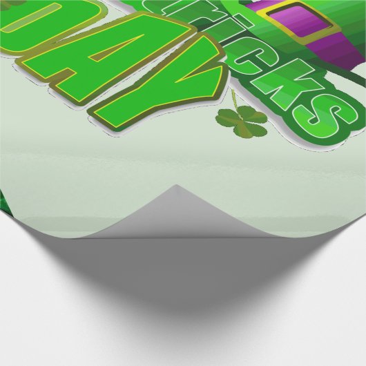 Str. Patrick's Day Wrapping Paper Cadeaupapier (Hoek)