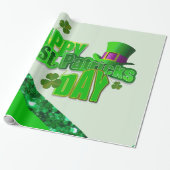 Str. Patrick's Day Wrapping Paper Cadeaupapier (Uitgerold)