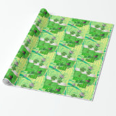 Str. Patrick's Day Wrapping Paper Cadeaupapier (Uitgerold)