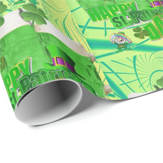 Str. Patrick's Day Wrapping Paper Cadeaupapier (Rol Hoek)