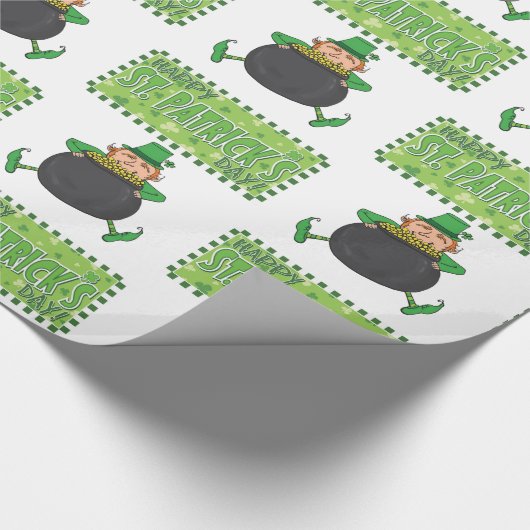 Str. Patrick's Day Wrapping Paper Cadeaupapier (Hoek)