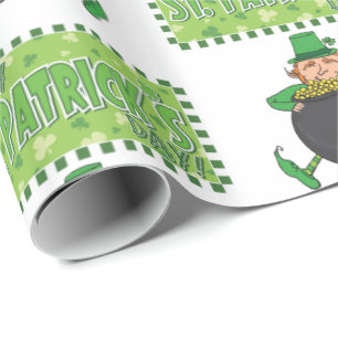 Str. Patrick's Day Wrapping Paper Cadeaupapier