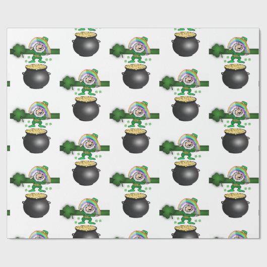 Str. Patrick's Day Wrapping Paper Cadeaupapier (Vlak)