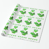 Str. Patrick's Day Wrapping Paper Cadeaupapier (Uitgerold)