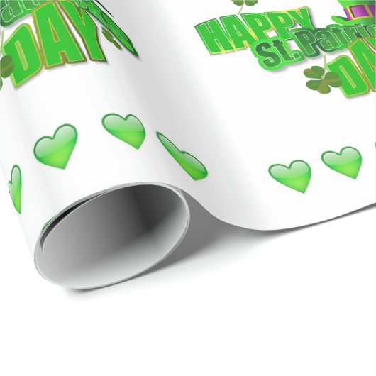 Str. Patrick's Day Wrapping Paper Cadeaupapier (Rol Hoek)