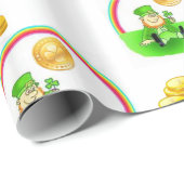 Str. Patrick's Day Wrapping Paper Cadeaupapier (Rol Hoek)