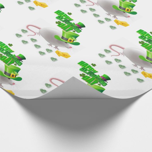 Str. Patrick's Day Wrapping Paper Cadeaupapier (Hoek)