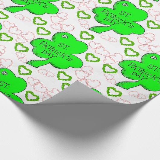 Str. Patrick's Day Wrapping Paper Cadeaupapier (Hoek)
