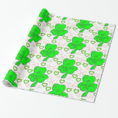 Str. Patrick's Day Wrapping Paper Cadeaupapier (Uitgerold)