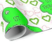 Str. Patrick's Day Wrapping Paper Cadeaupapier (Rol Hoek)