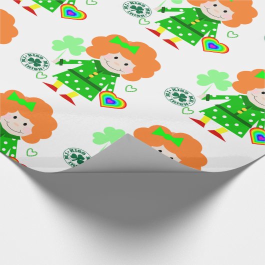 Str. Patrick's Day Wrapping Paper Cadeaupapier (Hoek)
