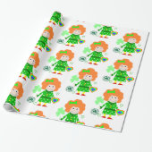 Str. Patrick's Day Wrapping Paper Cadeaupapier (Uitgerold)