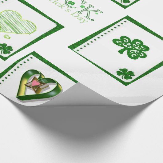 Str. Patrick's Day Wrapping Paper Cadeaupapier (Hoek)