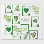 Str. Patrick's Day Wrapping Paper Cadeaupapier (Vlak)