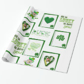 Str. Patrick's Day Wrapping Paper Cadeaupapier (Uitgerold)