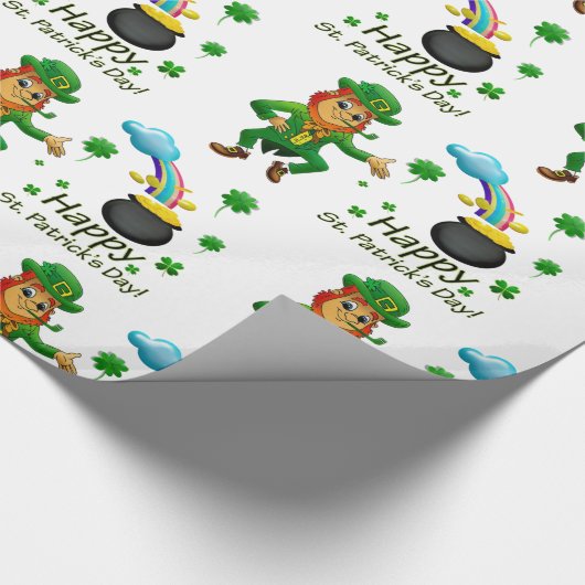 Str. Patrick's Day Wrapping Paper Cadeaupapier (Hoek)