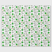 Str. Patrick's Day Wrapping Paper Cadeaupapier (Vlak)
