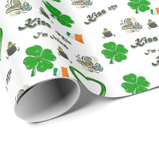 Str. Patrick's Day Wrapping Paper Cadeaupapier (Rol Hoek)