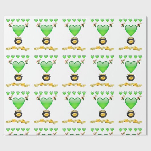 Str. Patrick's Day Wrapping Paper Cadeaupapier (Vlak)