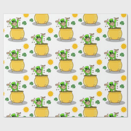 Str. Patrick's Day Wrapping Paper Cadeaupapier (Vlak)