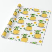 Str. Patrick's Day Wrapping Paper Cadeaupapier (Uitgerold)