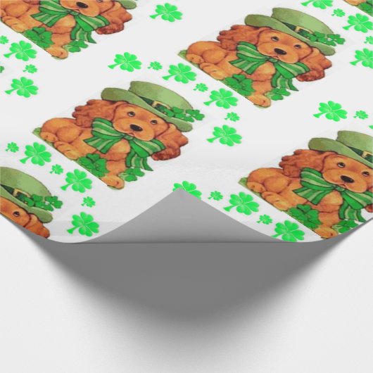 Str. Patrick's Day Wrapping Paper Cadeaupapier (Hoek)