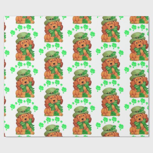 Str. Patrick's Day Wrapping Paper Cadeaupapier (Vlak)