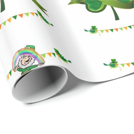 Str. Patrick's Day Wrapping Paper Cadeaupapier (Rol Hoek)