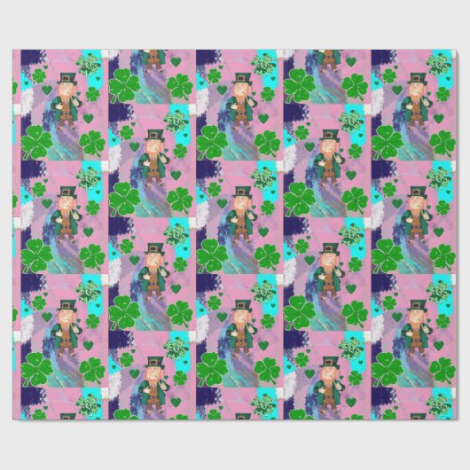 Str. Patrick's Day Wrapping Paper Cadeaupapier (Vlak)