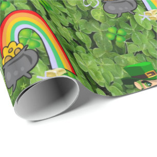 Str. Patrick's Day Wrapping Paper Cadeaupapier