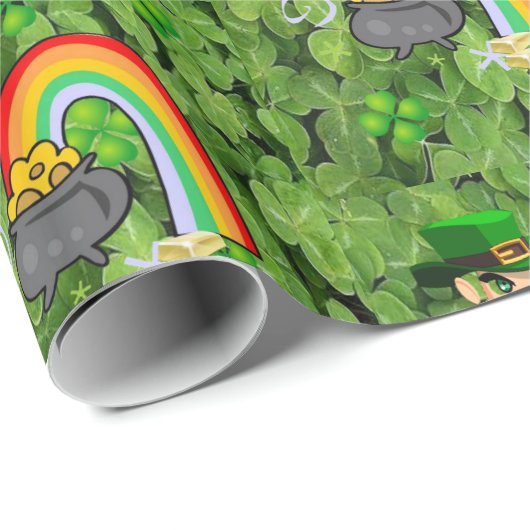 Str. Patrick's Day Wrapping Paper Cadeaupapier (Rol Hoek)