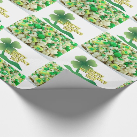 Str. Patrick's Day Wrapping Paper Cadeaupapier (Hoek)