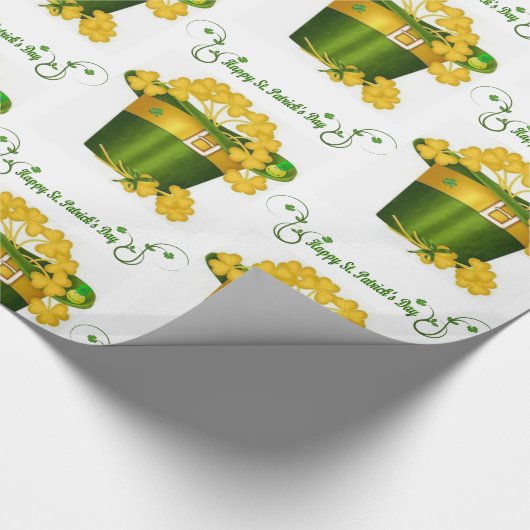 Str. Patrick's Day Wrapping Paper Cadeaupapier (Hoek)