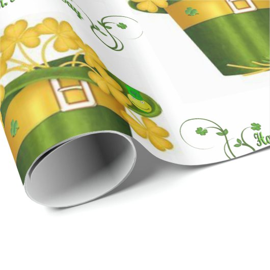 Str. Patrick's Day Wrapping Paper Cadeaupapier (Rol Hoek)