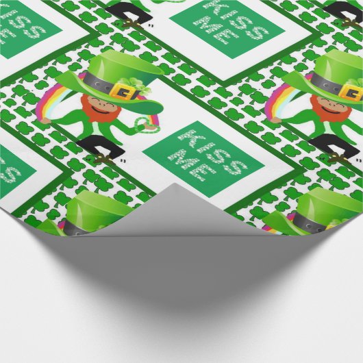 Str. Patrick's Day Wrapping Paper Cadeaupapier (Hoek)