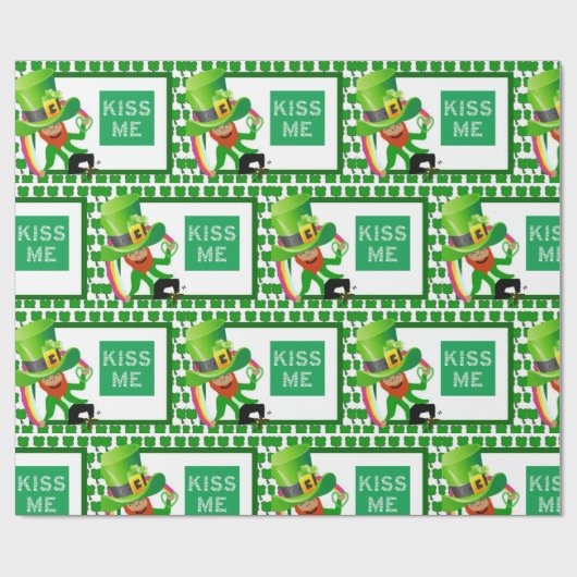 Str. Patrick's Day Wrapping Paper Cadeaupapier (Vlak)